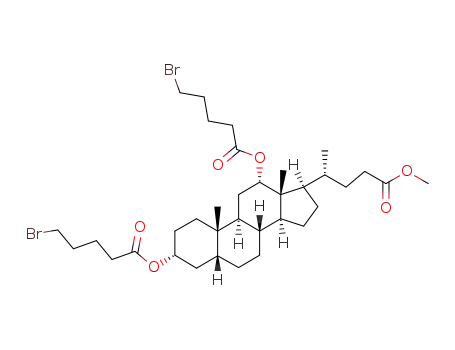 methyl 3α,12α-bis(5-bromopentanoyloxy)-5β-cholan-24-oate