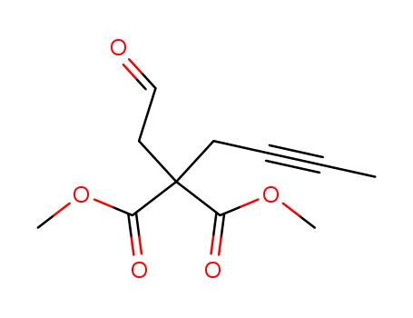 dimethyl 2-(but-2-yn-1-yl)-2-(2-oxoethyl)malonate