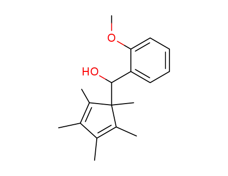 (2-methoxyphenyl)(1,2,3,4,5-pentamethyl-2,4-cyclopentadienyl)methanol