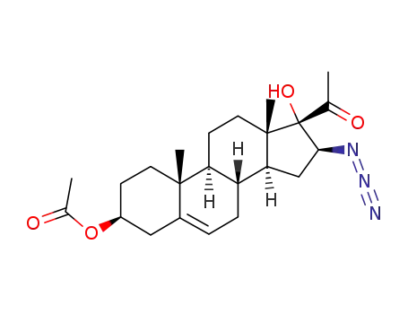 3β-acetoxy-16β-azido-17α-hydroxypregn-5-en-20-one