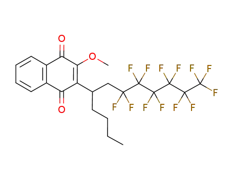 2-(1-butyl-3,3,4,4,5,5,6,6,7,7,8,8,8-tridecafluoro-octyl)-3-methoxy-[1,4]naphthoquinone
