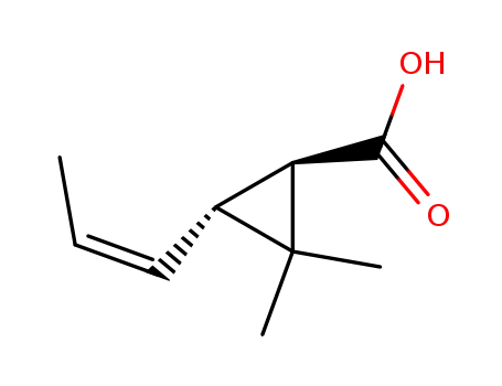 (1R)-trans-2,2-dimethyl-3-((Z)-1-propenyl)cyclopropanecarboxylic acid