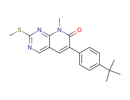 6-(4-(tert-butyl)phenyl)-8-methyl-2-(methylthio)pyrido[2,3-d]pyrimidin-7(8H)-one