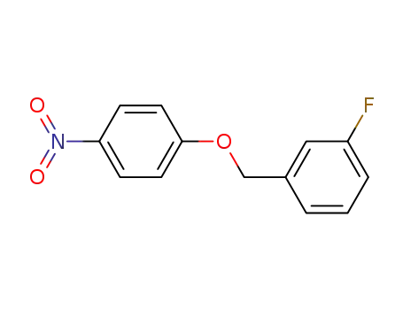 Molecular Structure of 630412-56-5 (Benzene, 1-fluoro-3-[(4-nitrophenoxy)methyl]-)