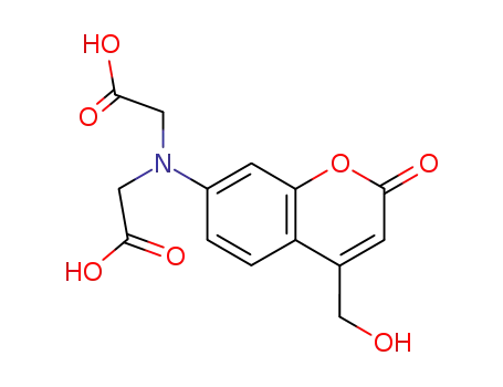 7-[bis(carboxymethyl)amino]-4-(hydroxymethyl)coumarin