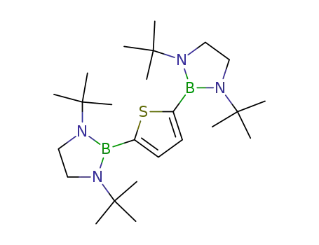 2,5-bis(1,3-di-tert-butyl-2'-1',3',2'-diazaborolidinyl)thiophene