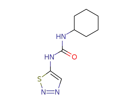 Molecular Structure of 51707-57-4 (Urea, N-cyclohexyl-N'-1,2,3-thiadiazol-5-yl-)