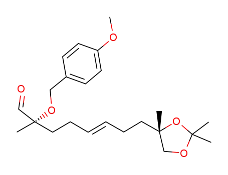 (S,E)-2-(4-methoxybenzyloxy)-2-methyl-8-((S)-2,2,4-trimethyl-1,3-dioxolan-4-yl)oct-5-enal