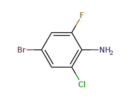 4-bromo-2-chloro-6-fluorobenzeneamine