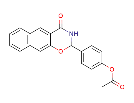 2-(4-acetoxy-phenyl)-2,3-dihydro-naphtho[2,3-e][1,3]oxazin-4-one