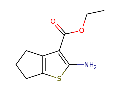 2-AMINO-5,6-DIHYDRO-4H-CYCLOPENTA[B]THIOPHENE-3-CARBOXYLIC ACID ETHYL ESTER