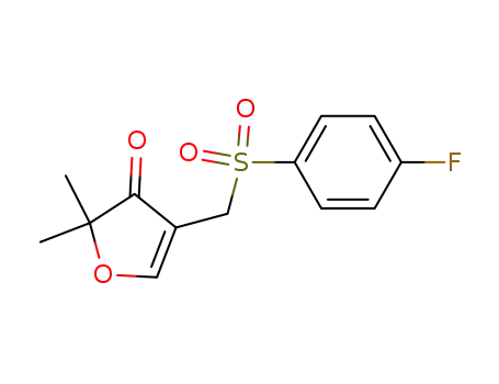 4-[(4-Fluorophenyl)sulfonyl]methyl-2,2-dimethyl-3(2H)-furanone