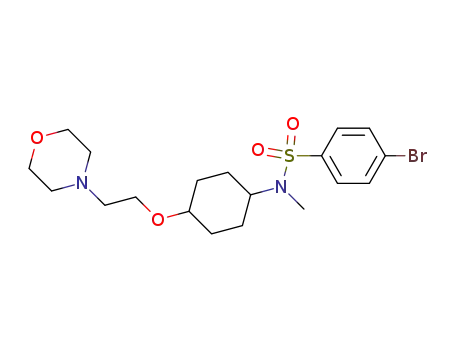 trans-4-Bromo-N-methyl-N-[4-(2-morpholin-4-yl-ethoxy)-cyclohexyl]-benzenesulfonamide
