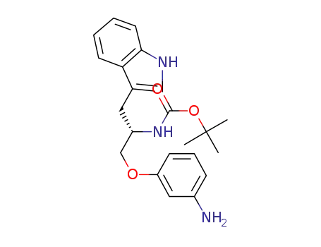 tert-butyl (1S)-2-(3-aminophenoxy)-1-(1H-indol-3-ylmethyl)ethylcarbamate