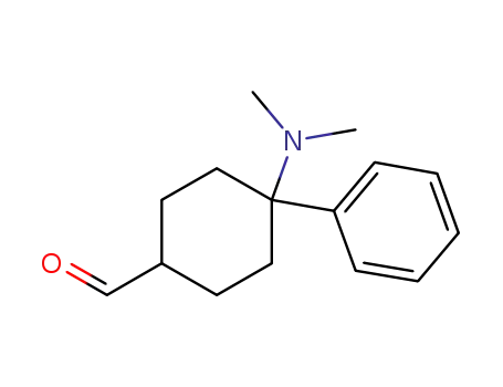 4-(dimethylamino)-4-phenylcyclohexanecarbaldehyde