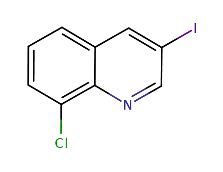 Molecular Structure of 847727-21-3 (8-CHLORO-3-IODOQUINOLINE)