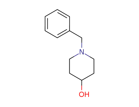 Molecular Structure of 4727-72-4 (1-Benzyl-4-hydroxypiperidine)