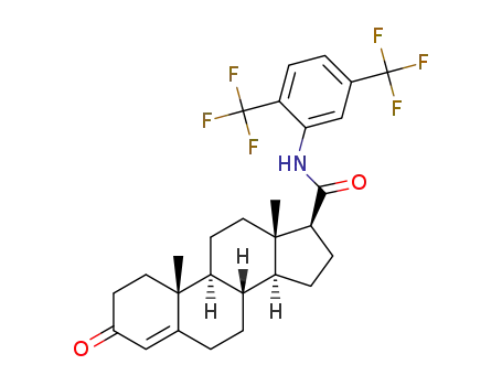 N-(2',5'-Bistrifluoromethylphenyl)-3-oxo-androst-4-ene-17β-carboxamide