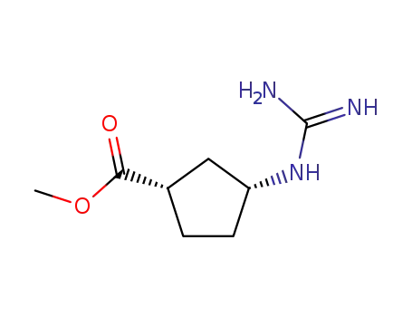 methyl (1S,3R)-3-carbamimidamidocyclopentane-1-carboxylate