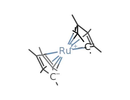 Molecular Structure of 84821-53-4 (BIS(PENTAMETHYLCYCLOPENTADIENYL)RUTHENIUM)