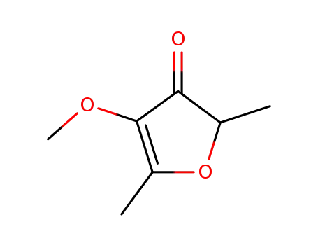 Molecular Structure of 4077-47-8 (4-Methoxy-2,5-dimethyl-3(2H)-furanone)
