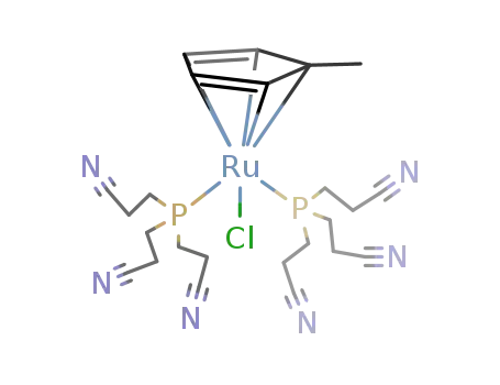 (C5H4CH3)RuCl(P(CH2CH2CN)3)2