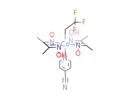 trans-bis(dimethylglyoximato)(CH2CF3)(4-cyanopyridine)cobalt(III)