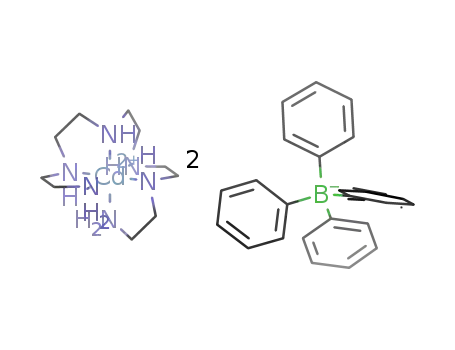 {Cd(H2N(CH2CH2NH)4CH2CH2NH2)}(2+)*2B(C6H5)4(1-)={Cd(H2N(CH2CH2NH)4CH2CH2NH2)}(B(C6H5)4)2