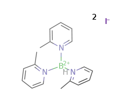 hydrotris(2-methylpyridine)boron(2+) diiodide