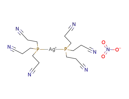 bis[tris(2-cyanoethyl)phosphine]silver(I) nitrate