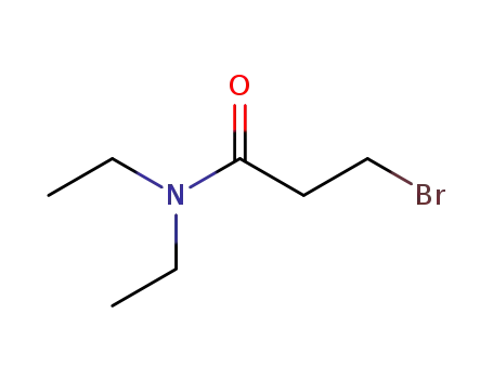 Molecular Structure of 5437-82-1 (3-bromo-N,N-diethylpropanamide)