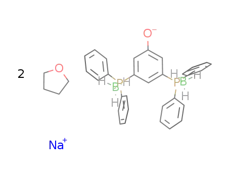 sodium 3,5-bis(borane-diphenylphosphino)phenolate*2(tetrahydrofurane)