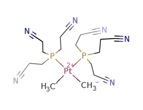 cis-PtMe2(tris(cyanoethyl)phosphine)2