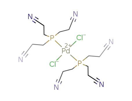 trans-PdCl2(tris(cyanoethyl)phosphine)2