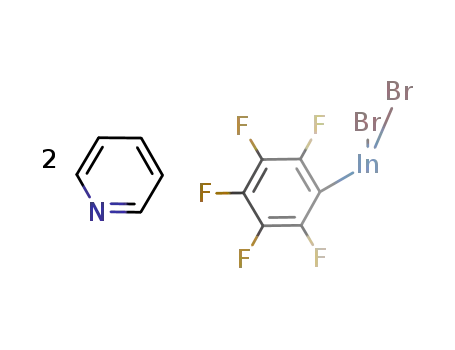 bis(pyridine)(pentafluorophenyl)indium dibromide