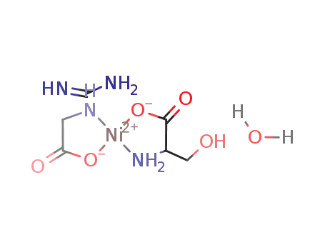 guanidinoaceticserinenickel(II) monohydrate