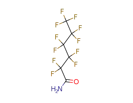 Molecular Structure of 335-54-6 (2,2,3,3,4,4,5,5,6,6,6-Undecafluorohexanamide)