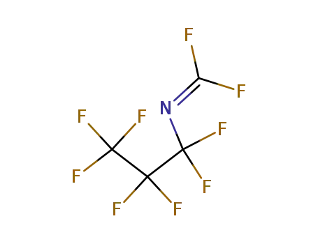 Molecular Structure of 378-00-7 (Carbonimidic difluoride, (heptafluoropropyl)-)
