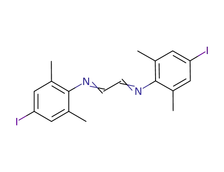 N,N'-bis(4-iodo-2,6-dimethylphenyl)ethane-1,2-diylidenediamine