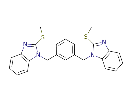 1,3-bis(2-(methylmercapto)benzimidazol-1-ylmethyl)benzene