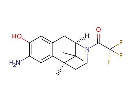 1-[(2R,6S)-8-amino-9-hydroxy-6,11,11-trimethyl-1,2,5,6-tetrahydro-4H-2,6-methano-benzo[d]azocin-3-yl]-2,2,2-trifluoro-ethanone