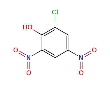 Molecular Structure of 946-31-6 (2-CHLORO-4,6-DINITROPHENOL)
