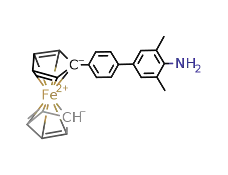 (ferrocenyl)(C6H4)(C6H2Me2)NH2