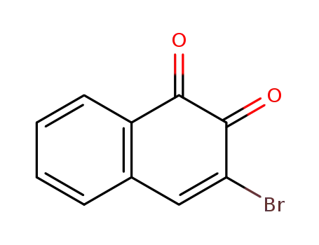 Molecular Structure of 7474-83-1 (3-bromonaphthalene-1,2-dione)