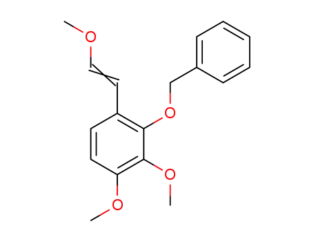 2-(benzyloxy)-3,4-dimethoxy-1-(2-methoxyvinyl)benzene