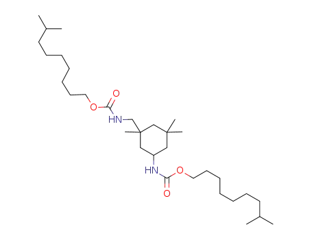 3-(isodecyloxycarbonylamino-methyl)-3,5,5-trimethylcyclohexyl carbamic acid isodecyl ester