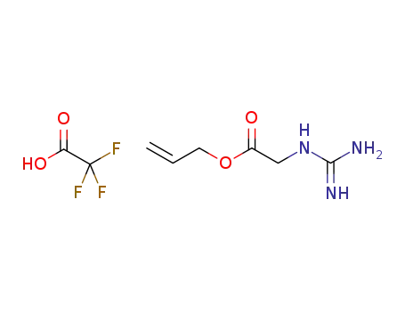 (2-allyloxy-2-oxoethylamino)(amino)methaniminium 2,2,2-trifluoroacetate