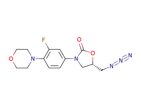 (S)-5-(azidomethyl)-3-[3-fluoro-4-(4-morpholinyl)phenyl]-2-oxazolin-2-one