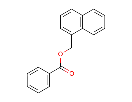 Molecular Structure of 17238-11-8 (naphthalen-1-ylmethyl benzoate)