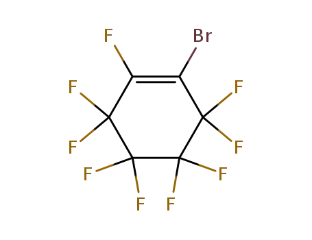 Molecular Structure of 4933-59-9 (Cyclohexene, 1-bromo-2,3,3,4,4,5,5,6,6-nonafluoro-)
